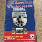 BIRMINGHAM CITY v CARLISLE UNITED 1995 AUTO WINDSCREENS SHIELD FINAL PROGRAMME