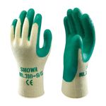 Showa 310 Green Latex Grip Gloves Pair or Pack of 10 Gardening Work EN388 Lot