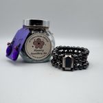 Gothic Mystery Jewellery Jar 12 Wearable Pieces Dark Mix