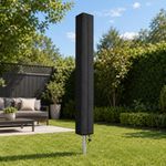 Heavy Duty Waterproof Rotary Washing Line Cover Zip for Outdoor Clothes Dryer