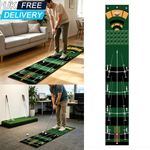 Large Golf Putting Mat Indoor Outdoor Golf Practice Training Mat for Beginner UK
