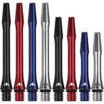 5 SETS (15) Mission Alicross Darts Stems Shafts Aluminium Alloy Nylon Lengths !
