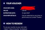 London Theater Voucher Code