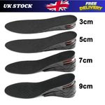 Height Increase Insoles Men Women Invisible Heel Lift Taller Shoe Insert Pads