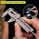 Mini Vernier Caliper Portable Accurate Measuring Hand Tool Thickness Gauge Ruler
