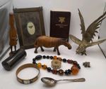 Joblot Mixed Collectables Inc Vintage, Unusual, Curious, Old House Clearance Etc