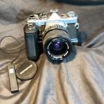 OLYMPUS OM-2 With ZUIKO S AUTO 35-70mm f 4 Lens With JESSOP POWER WINDER 