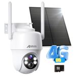 ANRAN 3G/4G LTE Cellular 2K HD Security Camera With SIM Solar PTZ Camera Outdoor