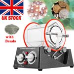 3KG Rotary Tumbler Jewelry Polisher Finisher Machine Stone Coin + Polishing Bead