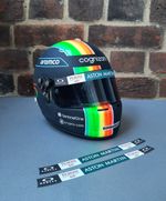 Sebastian Vettel's 2022 Singapore Grand Prix Formula 1 Helmet 1/2 Scale