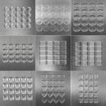 Crystal Clear Epoxy Resin Domed 3D Gel Stickers Self Adhesive Cabochon all forms
