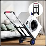 55KG Heavy Duty Folding Foldable Hand Trolley Sack Truck Cart with 2 Wheels UK
