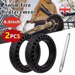 2 x 8.5" Solid Tyre Xiaomi M365 1S Pro Electric Scooter Anti-Puncture UK~~