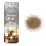 x1 Rust-Oleum Mirror Effect Spray Paint Gold Gloss Finish Art And Craft 150ml