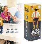 QUICK STOP Card Game for Family and Friends Fast Hilarious 2-7 Players