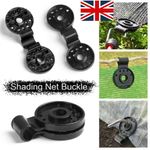 50X Shade Cloth Plastic Clip Netting Black Clips For Greenhouse Outdoor Garden