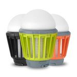 Rechargeable 2-in-1 LED Camping Lantern Bug Zapper Mosquito Repellent Lamp IPX6