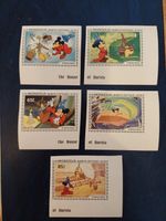 Disney Mongolia Souvenir Stamps Mickey Sorcerer's Apprentice MHN Imperf