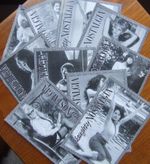 Set of all 10 "Naughty Nostalgia" mini-magazines. Harrison Marks / Spick & Span