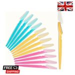 6, 12, 36-Piece Eyebrow Hair Remover Razor | Facial Hair Remover & Dermaplaning