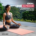 Yoga Mat Non Slip Pilates Exercise Floor Gym Fitness Workout with Carry Straps