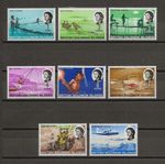 BRITISH SOLOMON ISLANDS 1968/71 SG 166A/175A MNH