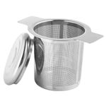 Stainless Steel Basket Infuser With Lid/ Coaster