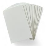 100x Tall Trading Card Dividers/Plastic/70 x 110mm/White/Separator/Writeable/TCG