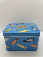 Vintage Versace Jeans Small Tin and Empty Miniatures