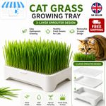 Cat Grass Growing Kit Hydroponic Wheat Grass Planter without seed Indoor Pet Pot