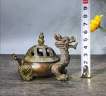 Japanese Collect old ancient bronze dragon incense burners