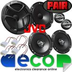 Ford Fiesta 2008 MK7 Front & Rear Side 1200 Watts Car Speakers Full Upgrade Kit