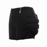 Ice Skating Safety Shorts Black Padded Skating Shorts Elastic Waistband