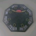 Poker Stuff Poker Table Top 47 x 47 Inch Poker Mat 8 Players Foldable VGC Boxed