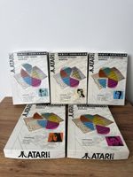 5 X ATARI 1040ST FAMILY CURRICULUM SOFTWARE FLOPPY DISC SETS VINTAGE COLLECTIBLE
