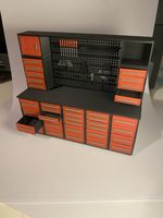 Diorama Workshop Bench 1/18 Scale Model Garage