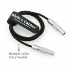 2-Pin Male to 2-Pin Flexible Power Braided Cable for Teradek Bond from ARRI