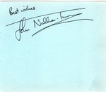 John Nathan Turner Production Unit Manager in Doctor Who Signed Album Page