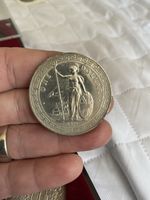 Antique Coin 1911 British Trade  Dollar Silver Coin