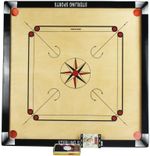 Carrom Board Game Large PREMIUM QUALITY Size 81cm x 81cm With Striker and Coins