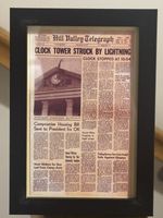 Back To The Future Hill Valley Save The Clock Tower 6 X 4 Framed Print