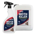 Moth Killer, 5 L + 1 L, Long-Lasting, Odourless, Insecticide, Spear & Jackson