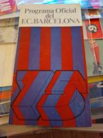 Barcelona v Leeds United European Cup Semi Final 2nd Leg 1975 Programme (F)