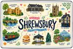 Shrewsbury Shropshire Fridge Magnet Travel Souvenir Gift Historic Town Landmarks