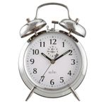 Acctim Saxon Analogue Alarm Clock  Mechanical Metal Bell Alarm Luminous