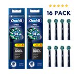 New 8/16Pack Oral-B Pro Cross Action Replacement Toothbrush Heads Black