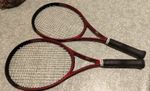 Pair of balanced Wilson Clash 100 Pro v2 rackets. Grip size 4 (4 1/2)