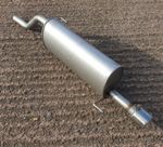 Vauxhall Corsa D 1.4i  (2007-2014) Exhaust Rear Silencer with OVAL CHROME Tip
