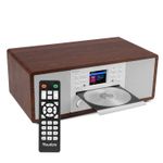 Audizio Avola Internet Radio Speaker System with CD, DAB+ and Bluetooth - White