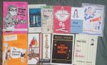 Theatre Programmes 1950s-1960s joblot